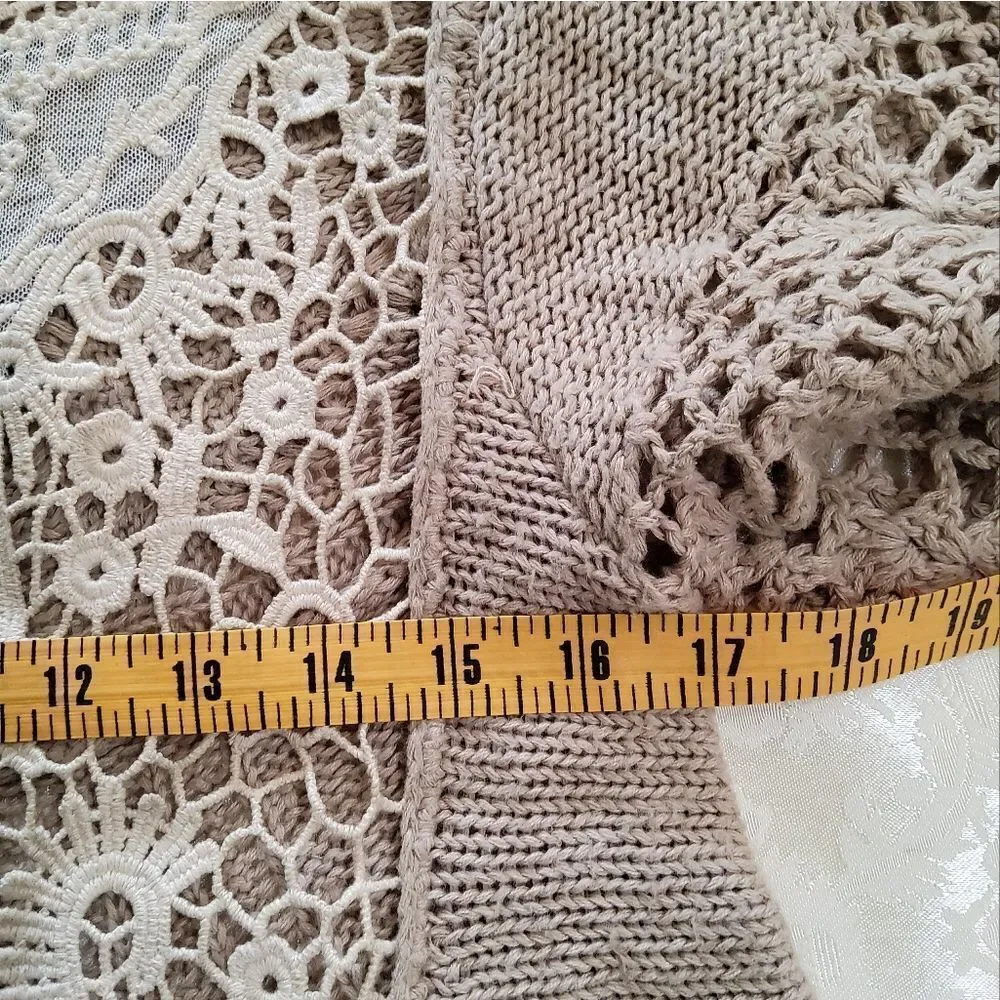 Free People Women's Chunky Knit Sweater Top Size S-P